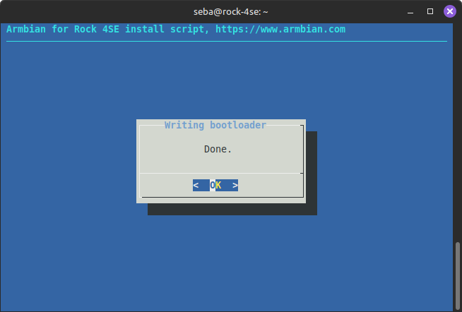 Update the boot loader - step 3 Update the boot loader - step 3