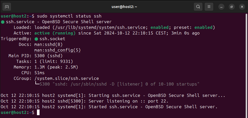 OpenSSH status